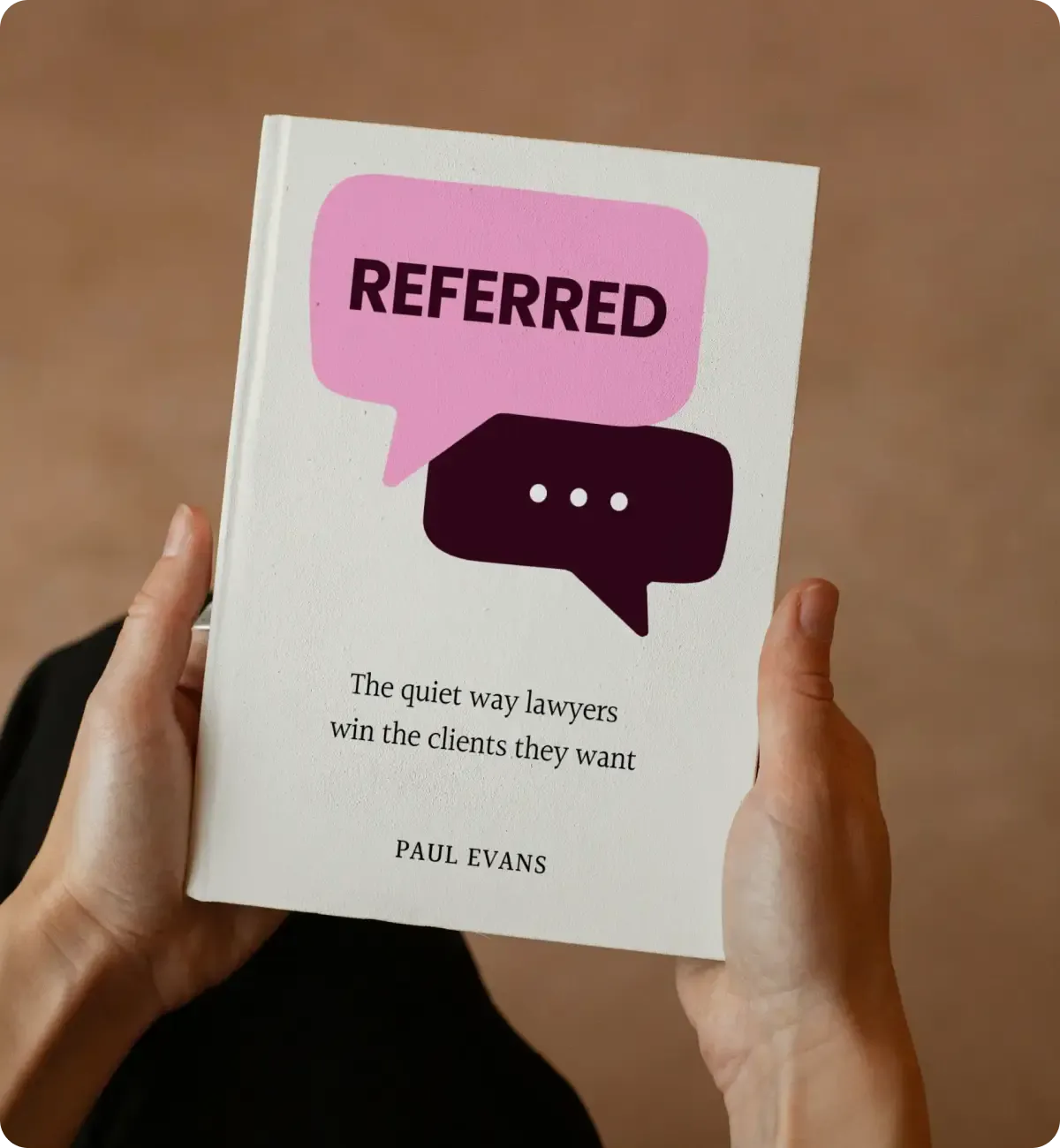 Referred by Paul Evans, held up for the camera