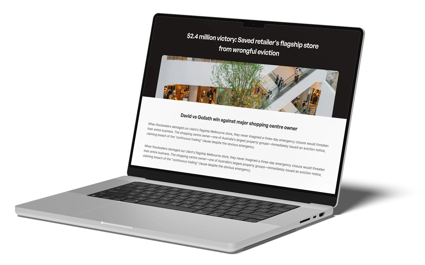 Content marketing for a law firm