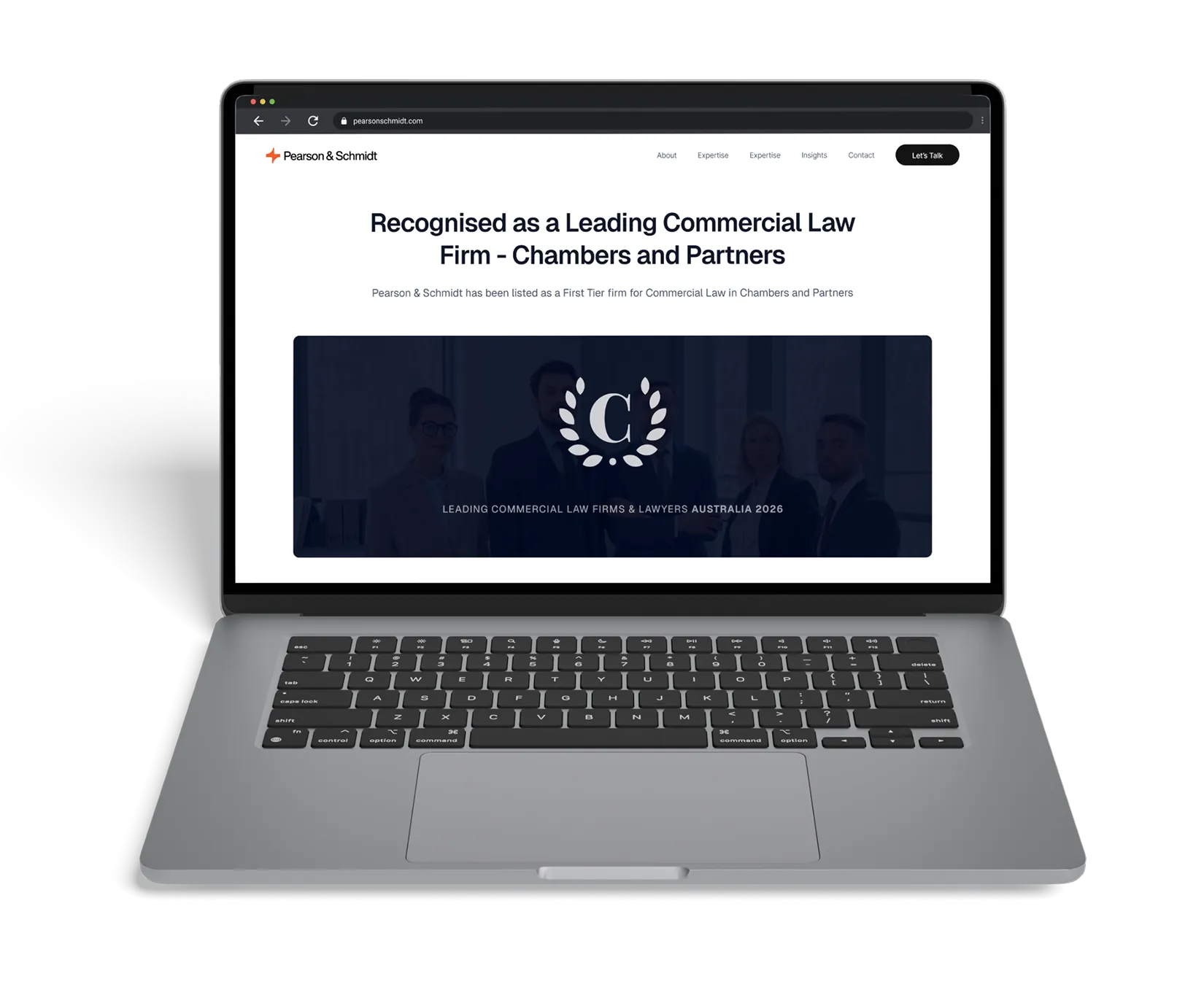 Marketing communications for a law firm