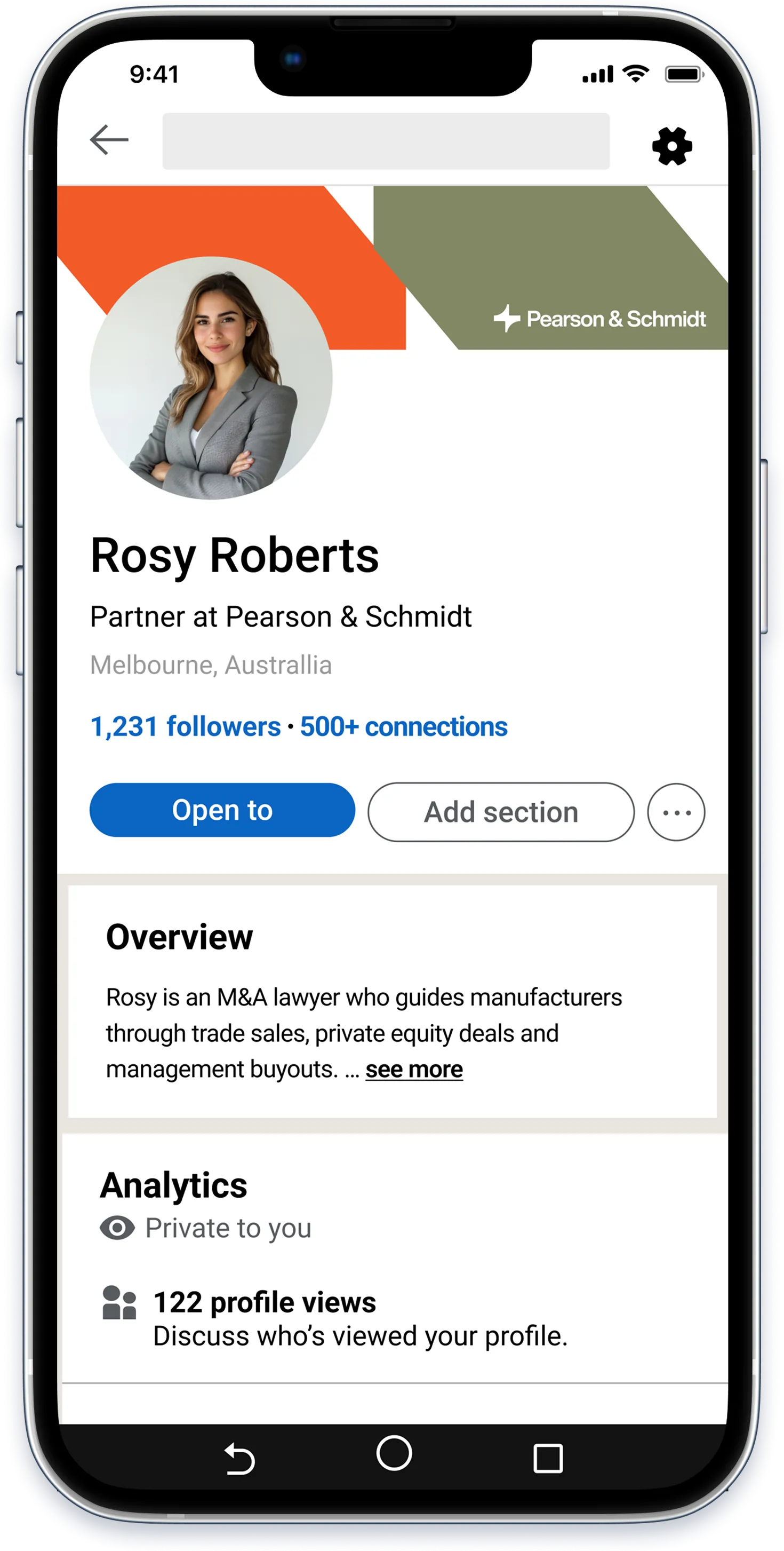 Social media marketing for a law firm