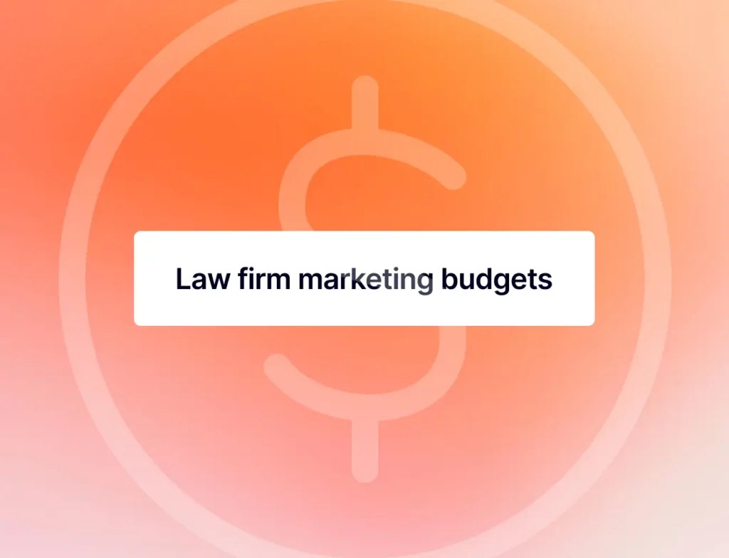 Law firm marketing budgets: When spending less drives better results