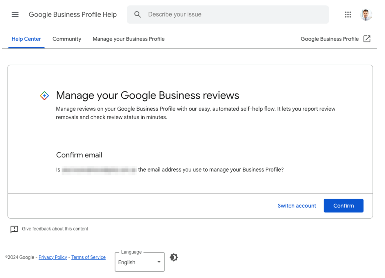 Manage your Google Business reviews - tool overview