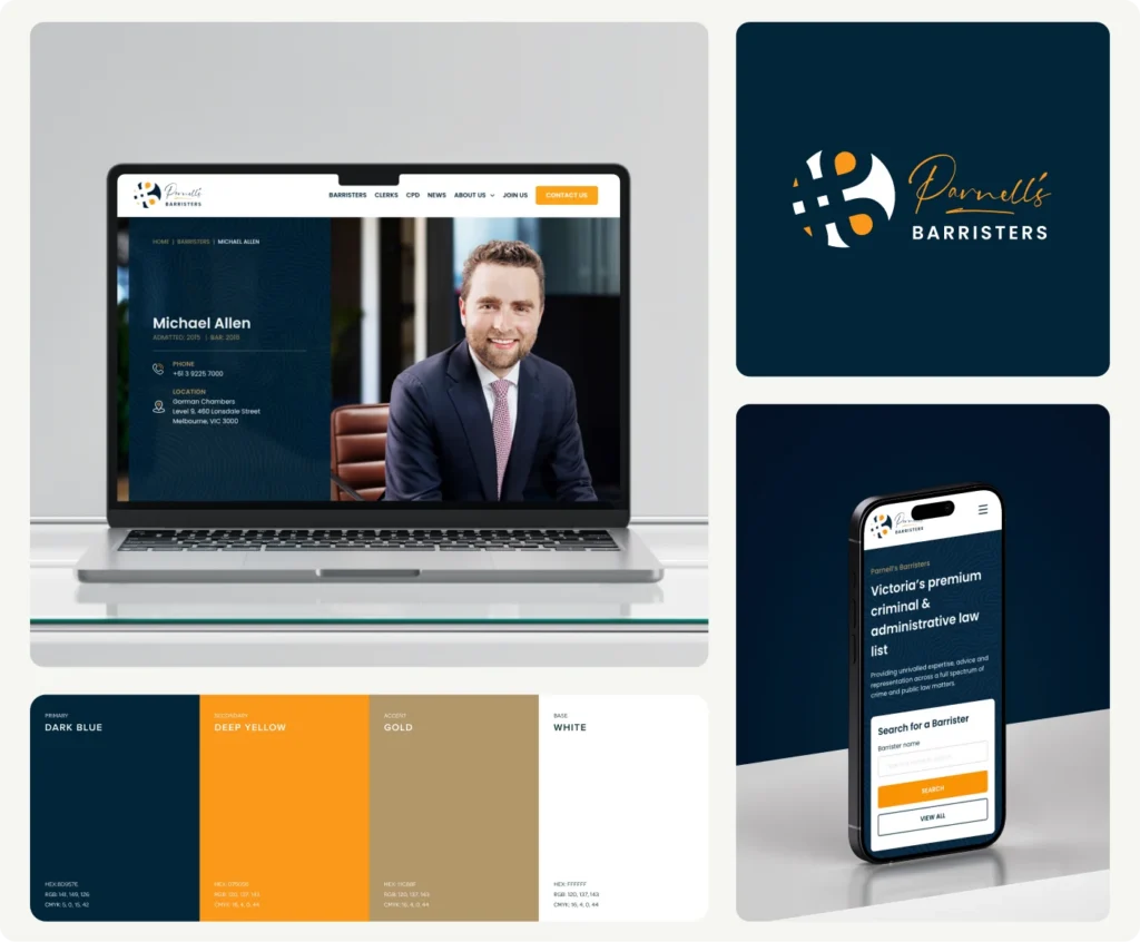 Parnell's Barristers logo