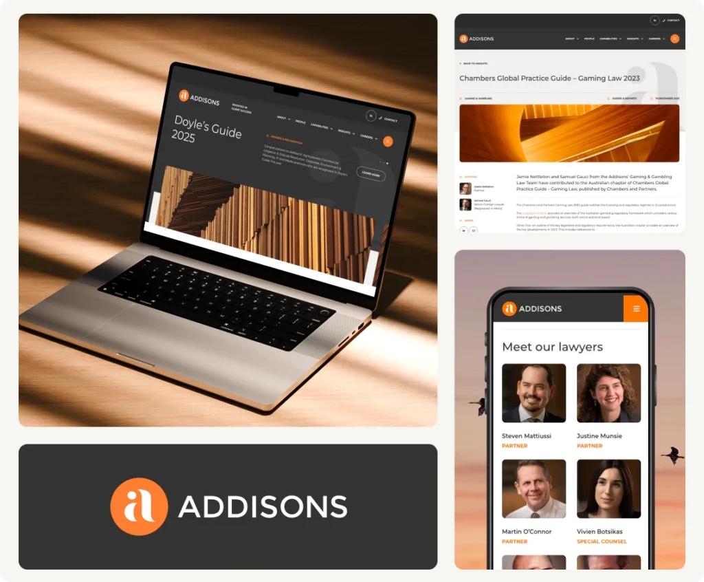 Addisons website