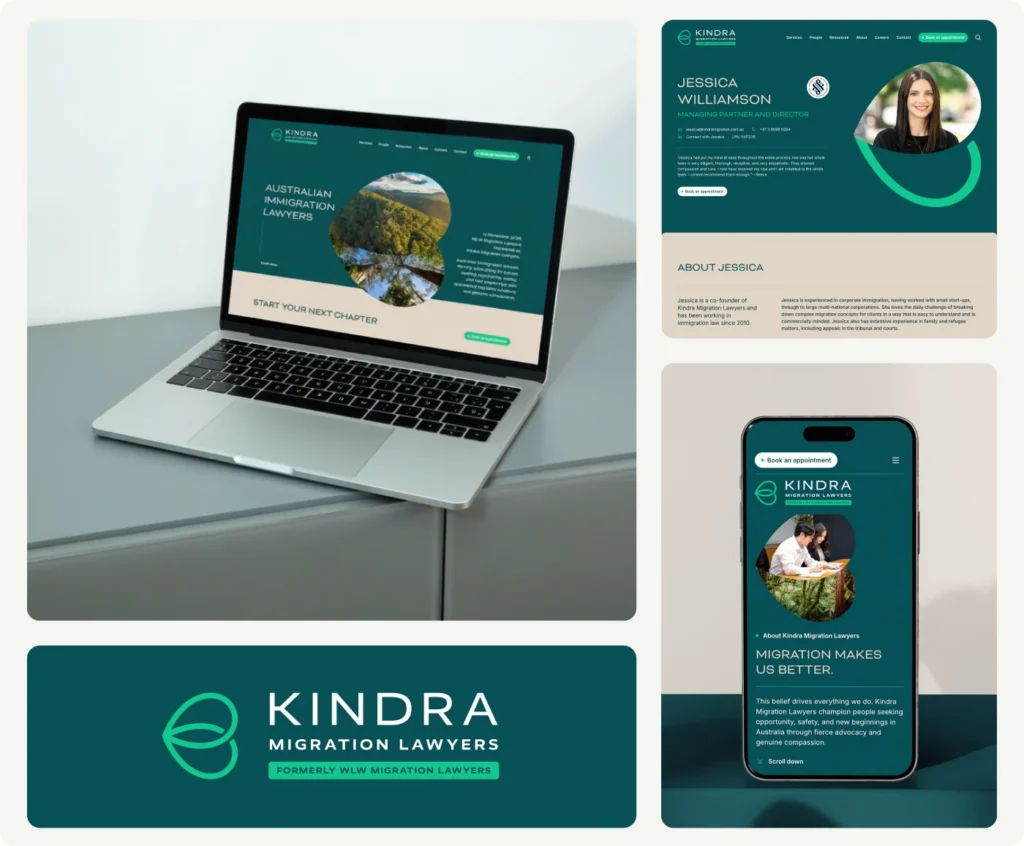 Kindra Migration Lawyers website